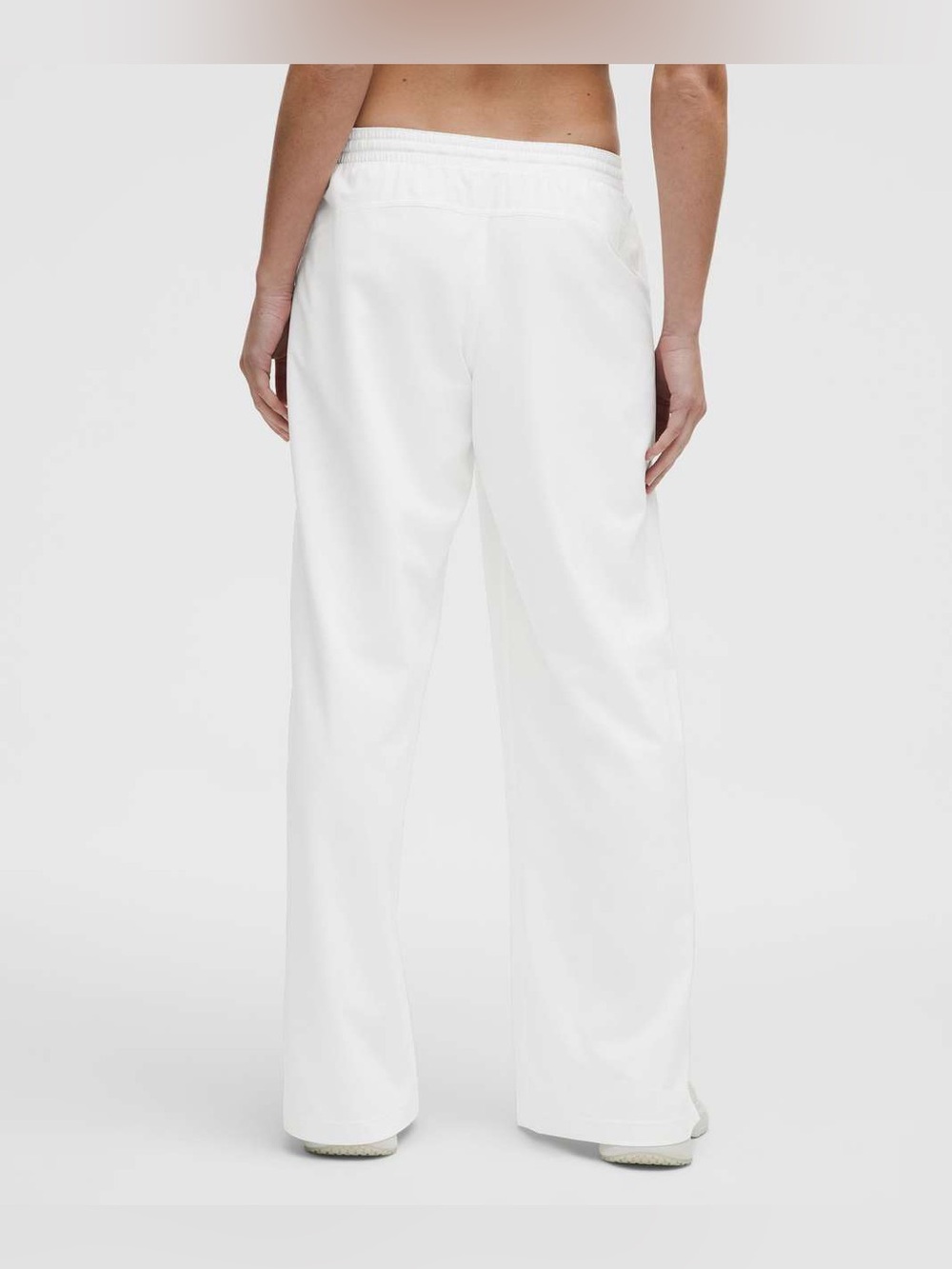 Lululemon Court Rival Wide Leg Track Pant Regular White size 10 - Picture 4 of 16